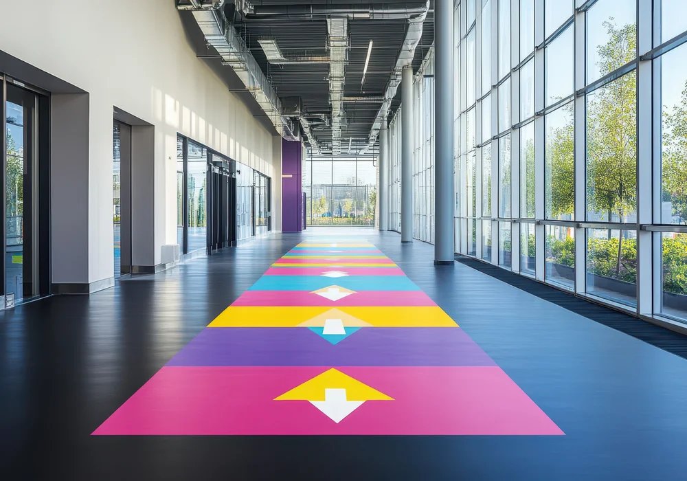 office with floor design