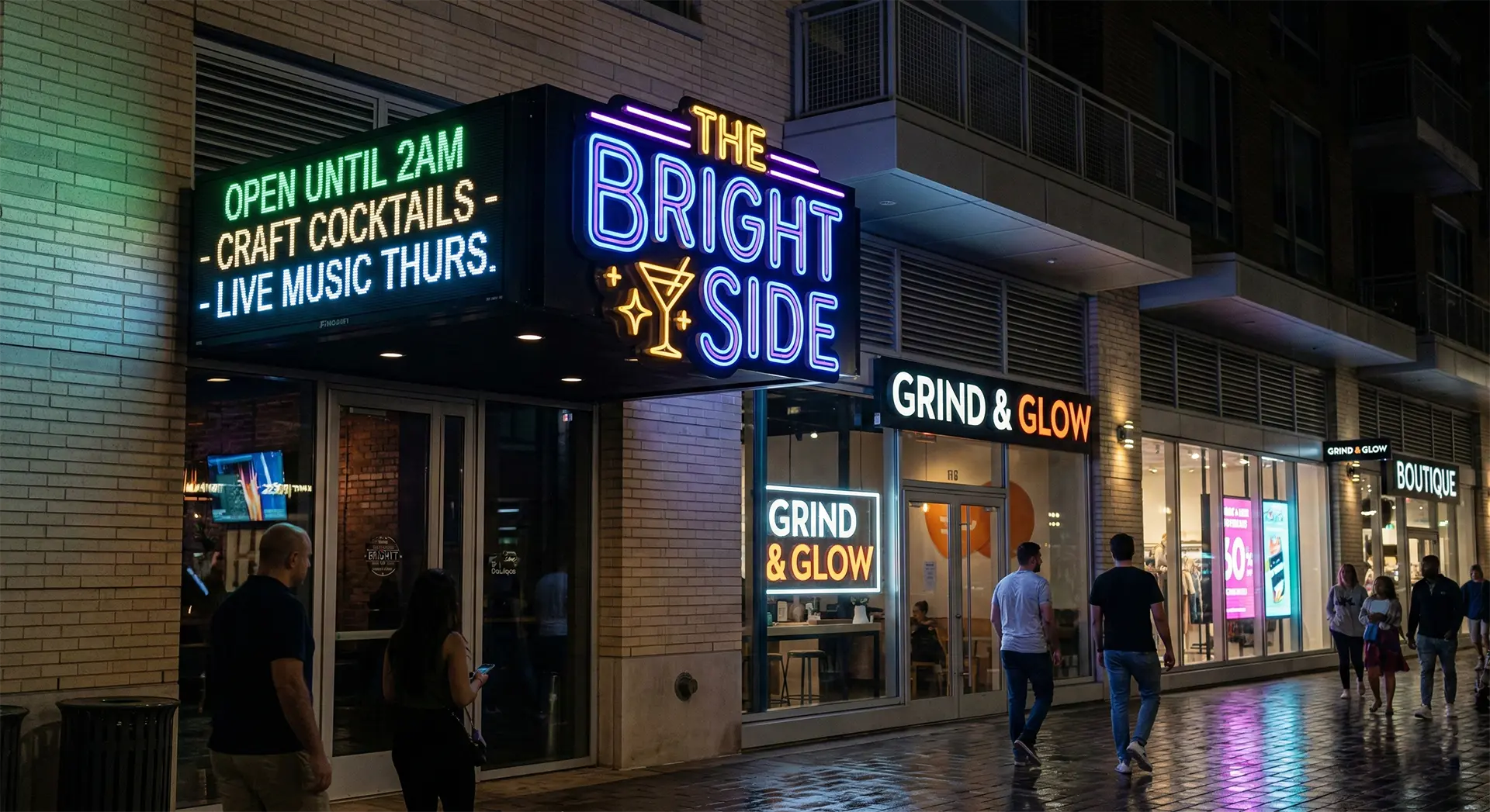 custom brand LED signs